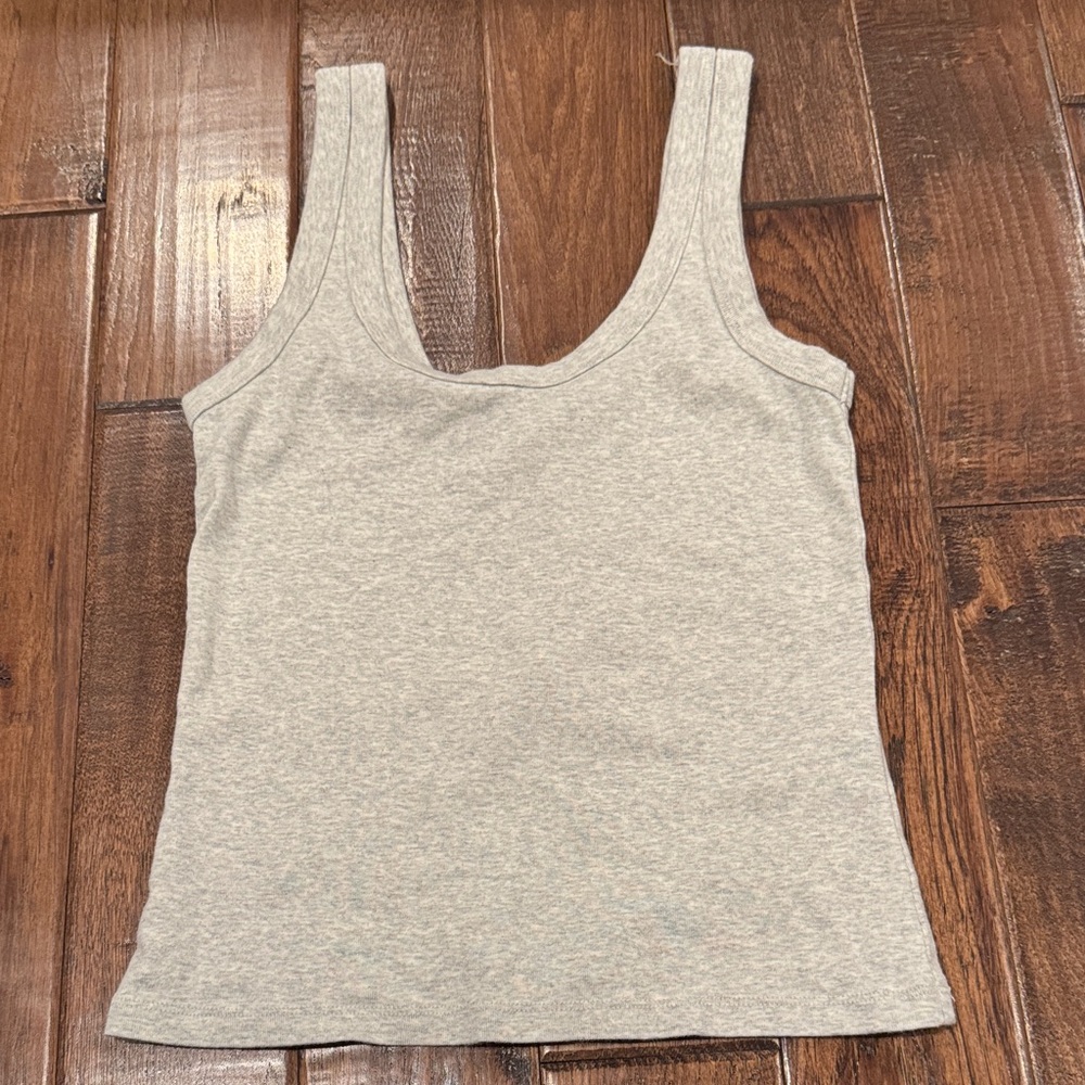 Abercrombie & Fitch Light Gray Tank Top